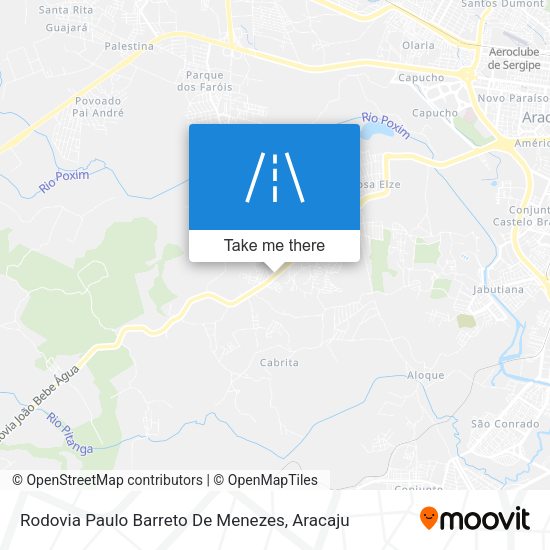 Rodovia Paulo Barreto De Menezes map