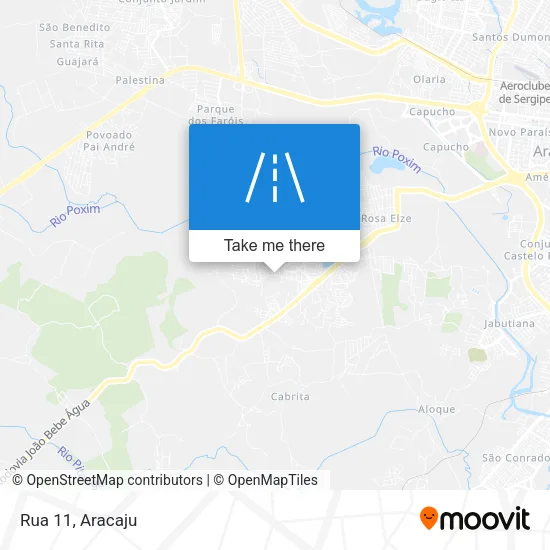 Rua 11 map
