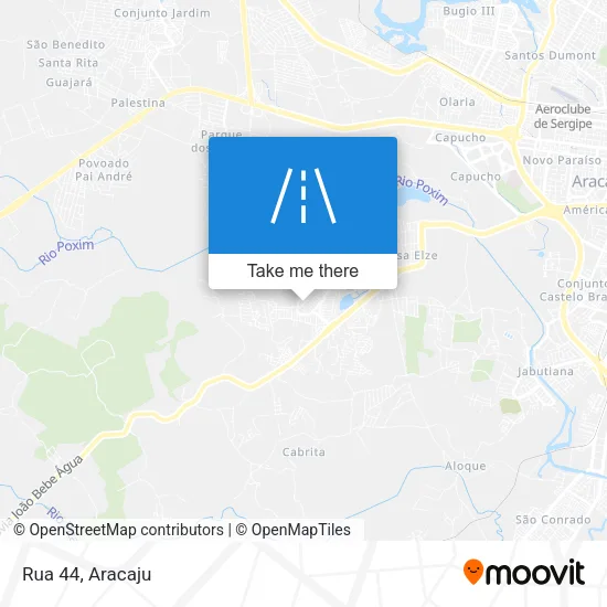 Rua 44 map