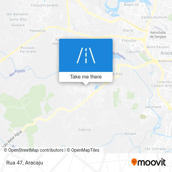 Rua 47 map