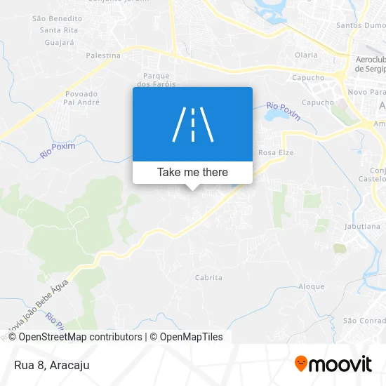 Rua 8 map