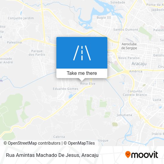 Rua Amintas Machado De Jesus map