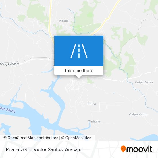 Rua Euzebio Victor Santos map