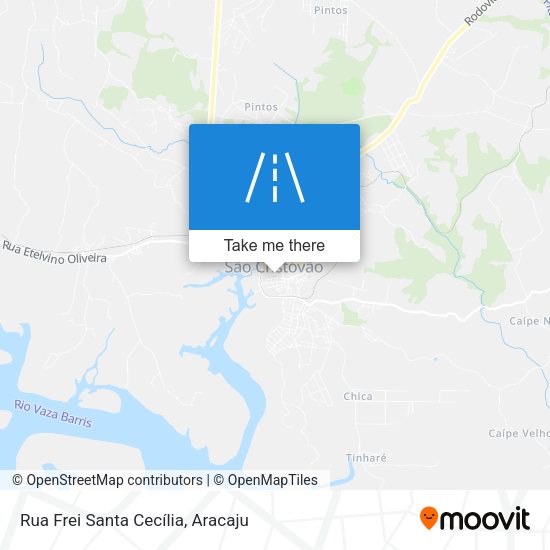 Rua Frei Santa Cecília map