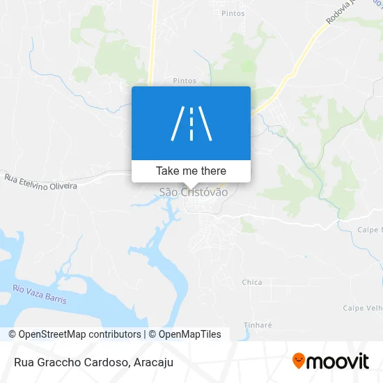 Rua Graccho Cardoso map