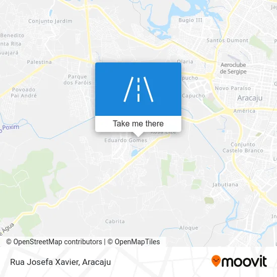 Rua Josefa Xavier map