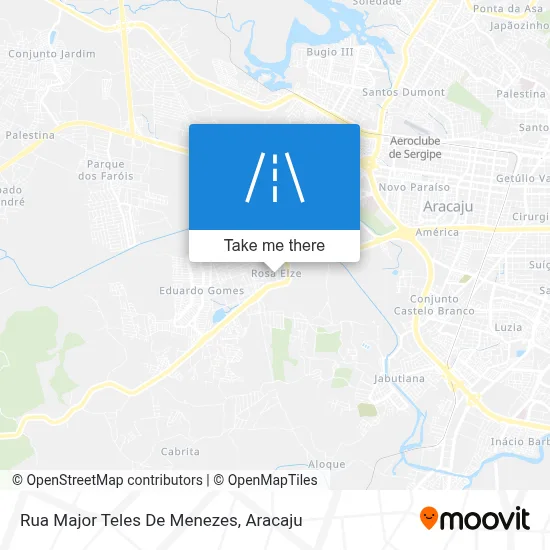 Rua Major Teles De Menezes map