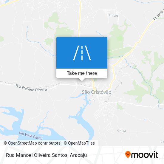 Rua Manoel Oliveira Santos map