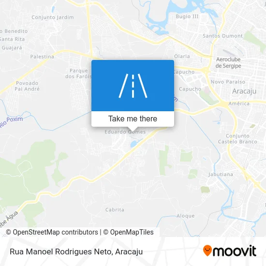 Rua Manoel Rodrigues Neto map