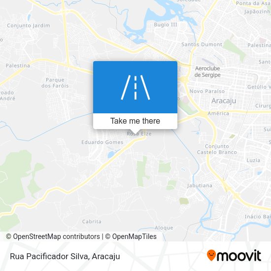 Rua Pacificador Silva map