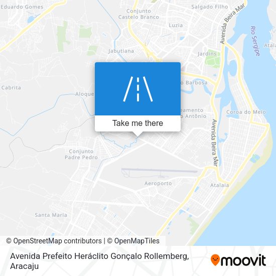 Avenida Prefeito Heráclito Gonçalo Rollemberg map