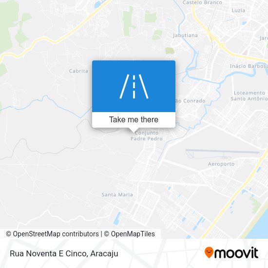 Rua Noventa E Cinco map