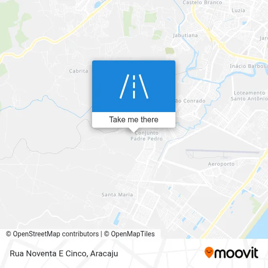 Rua Noventa E Cinco map
