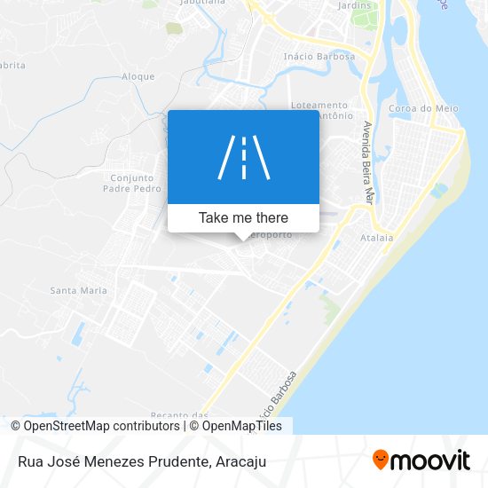 Rua José Menezes Prudente map