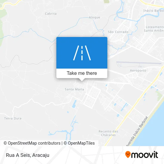Rua A Seis map