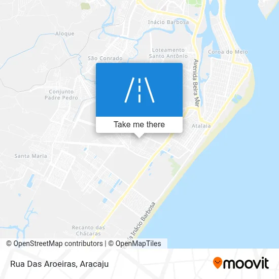 Rua Das Aroeiras map