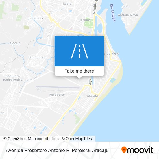 Avenida Presbitero Antônio R. Pereiera map