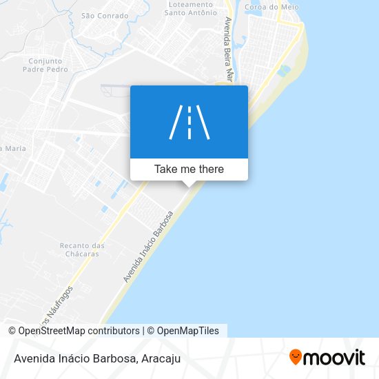 Avenida Inácio Barbosa map