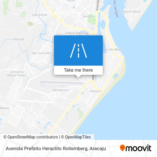 Avenida Prefeito Heraclito Rollemberg map