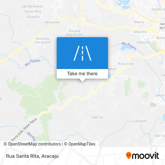Rua Santa Rita map