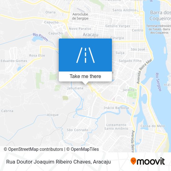 Rua Doutor Joaquim Ribeiro Chaves map