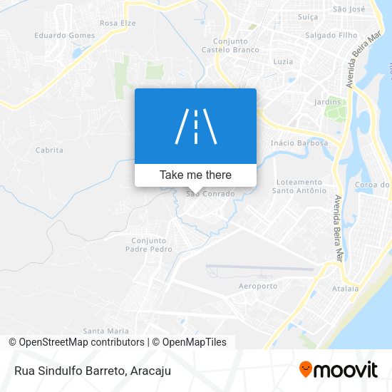 Rua Sindulfo Barreto map