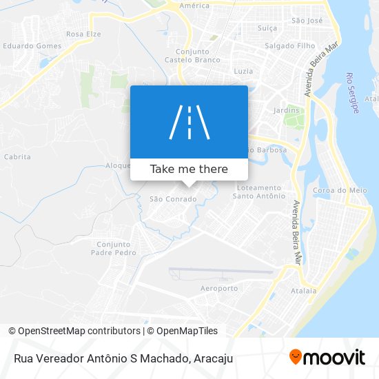 Rua Vereador Antônio S Machado map