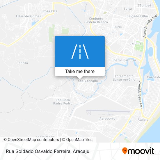 Rua Soldado Osvaldo Ferreira map