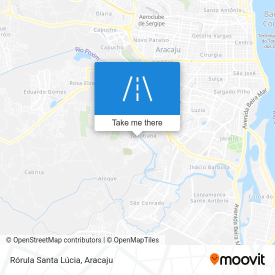 Rórula Santa Lúcia map