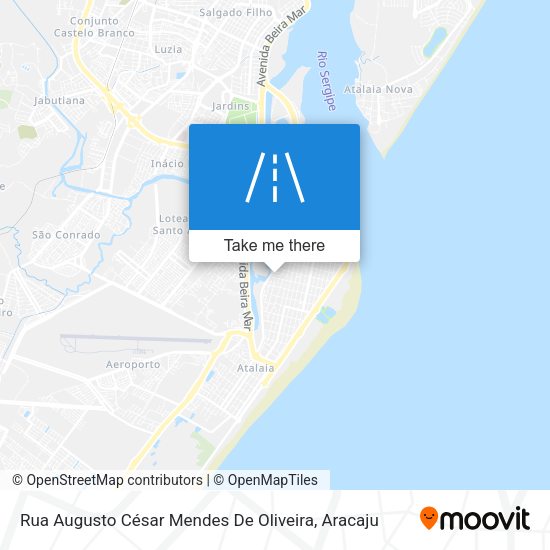 Rua Augusto César Mendes De Oliveira map