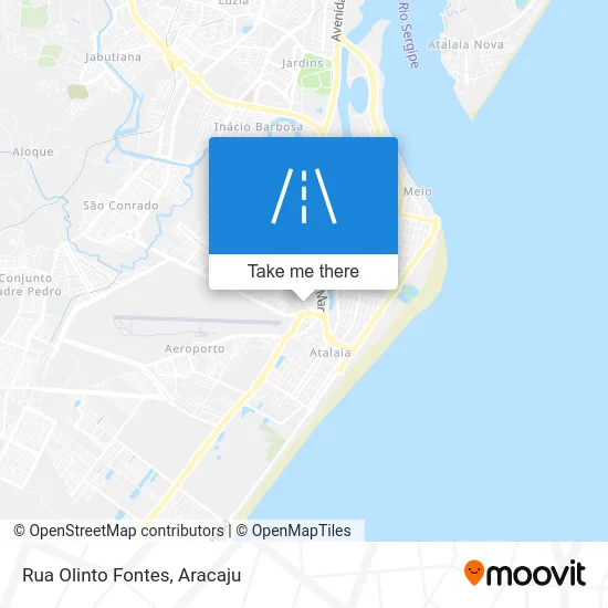 Rua Olinto Fontes map