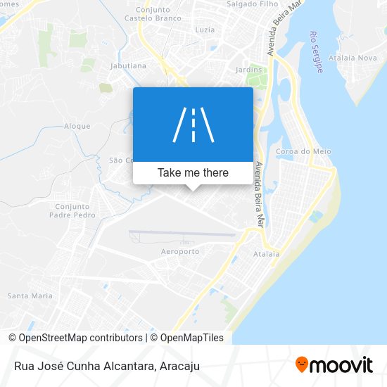 Rua José Cunha Alcantara map