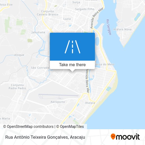 Rua Antônio Teixeira Gonçalves map