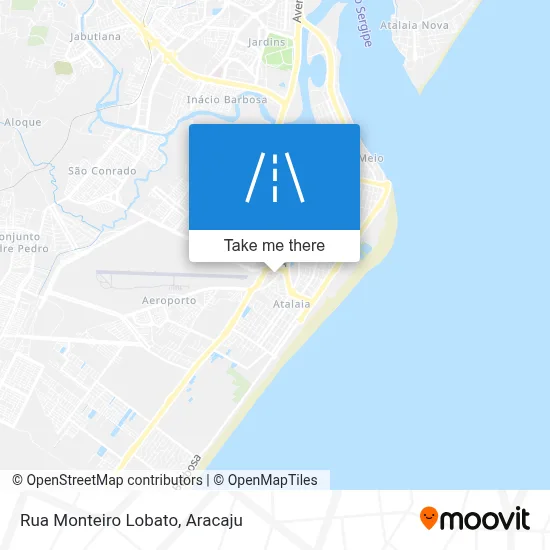 Rua Monteiro Lobato map