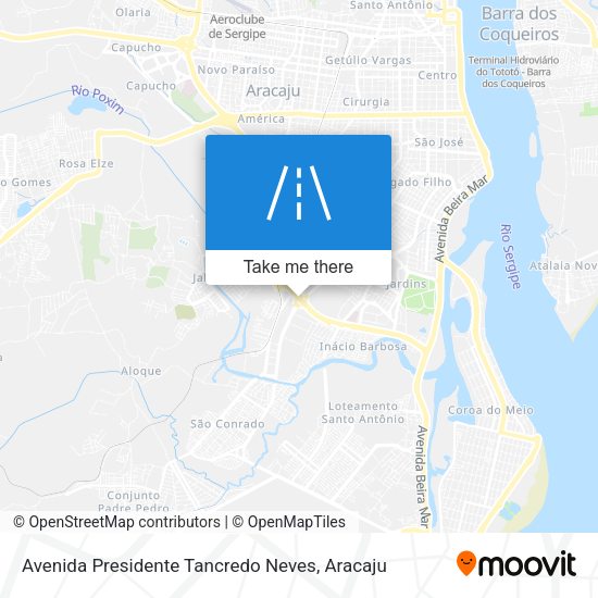 Avenida Presidente Tancredo Neves map