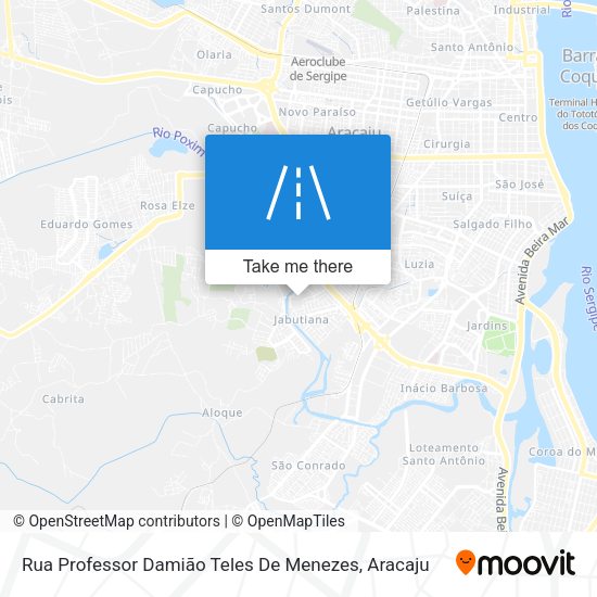Rua Professor Damião Teles De Menezes map