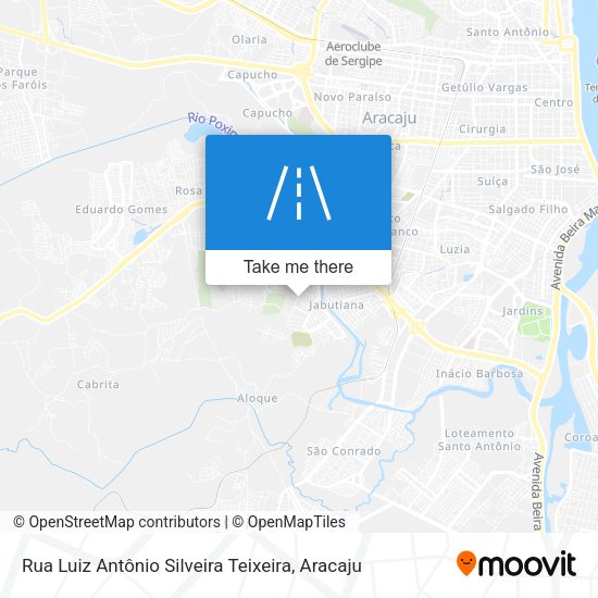 Rua Luiz Antônio Silveira Teixeira map