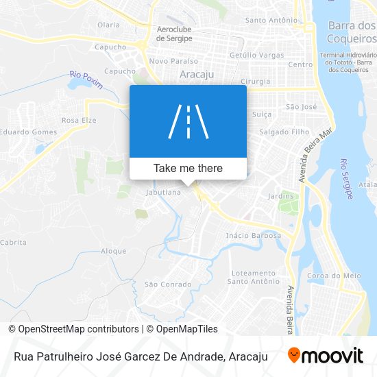 Rua Patrulheiro José Garcez De Andrade map