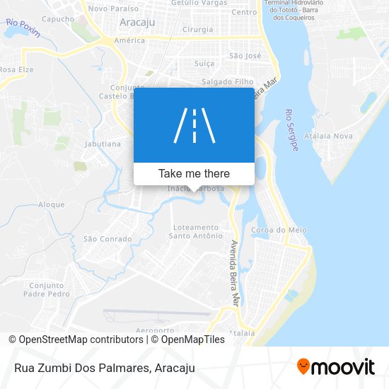 Rua Zumbi Dos Palmares map