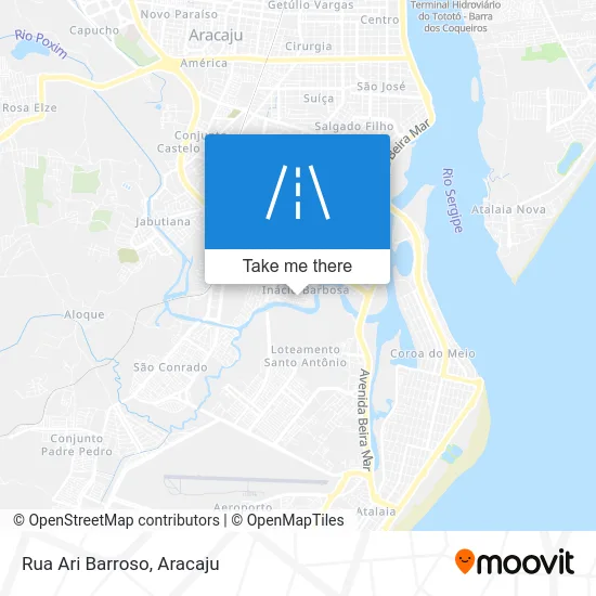 Rua Ari Barroso map