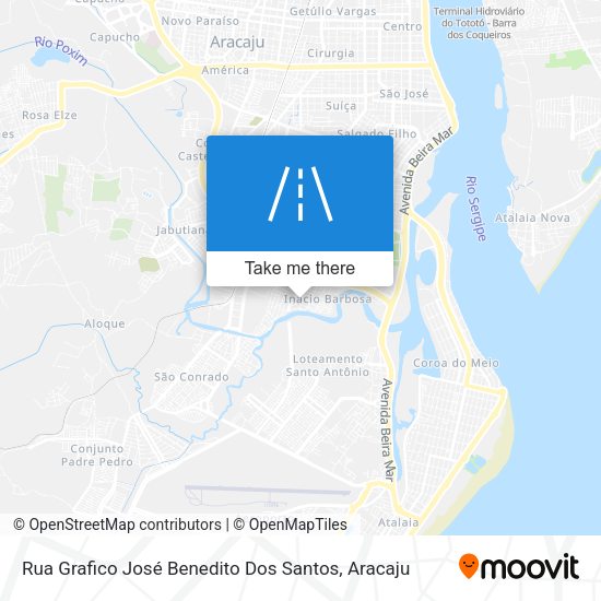 Rua Grafico José Benedito Dos Santos map