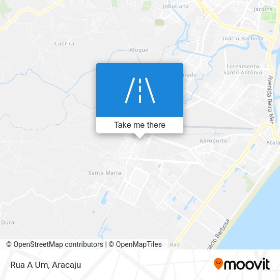 Rua A Um map