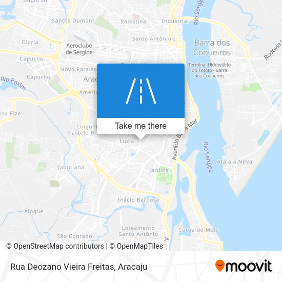 Rua Deozano Vieira Freitas map