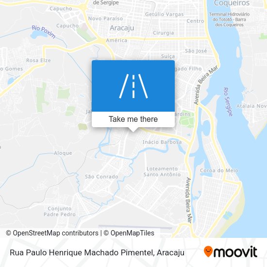 Rua Paulo Henrique Machado Pimentel map