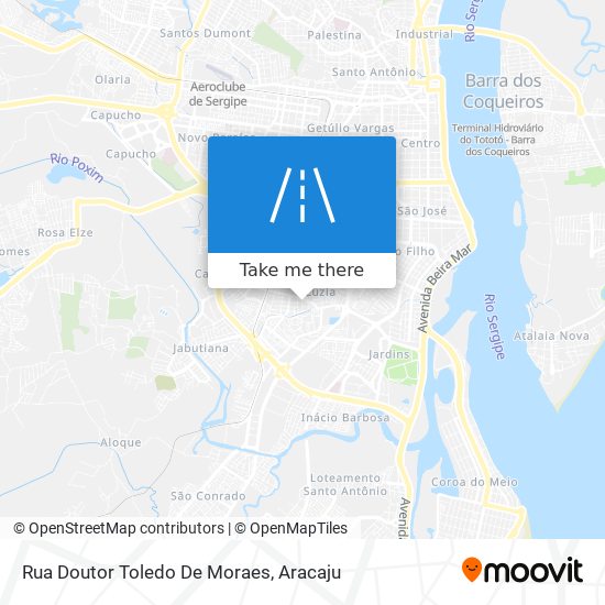 Mapa Rua Doutor Toledo De Moraes