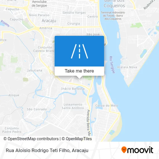 Rua Aloisio Rodrigo Teti Filho map