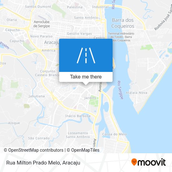 Rua Milton Prado Melo map