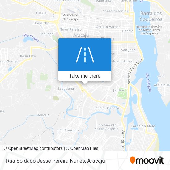 Rua Soldado Jessé Pereira Nunes map