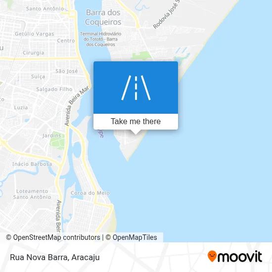 Rua Nova Barra map