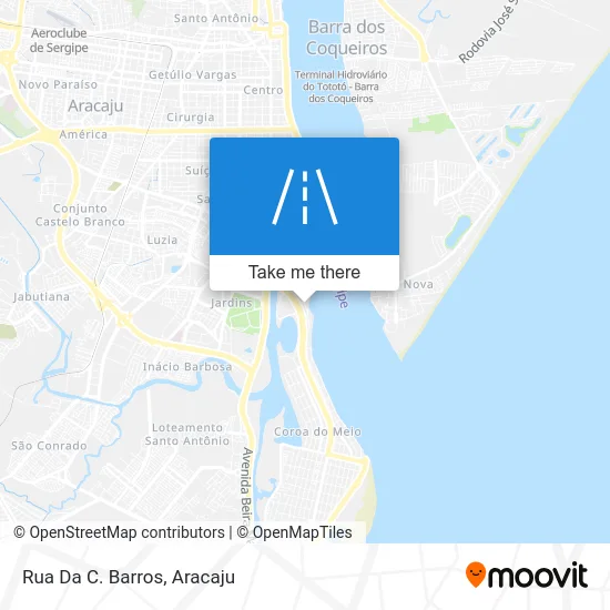 Rua Da C. Barros map